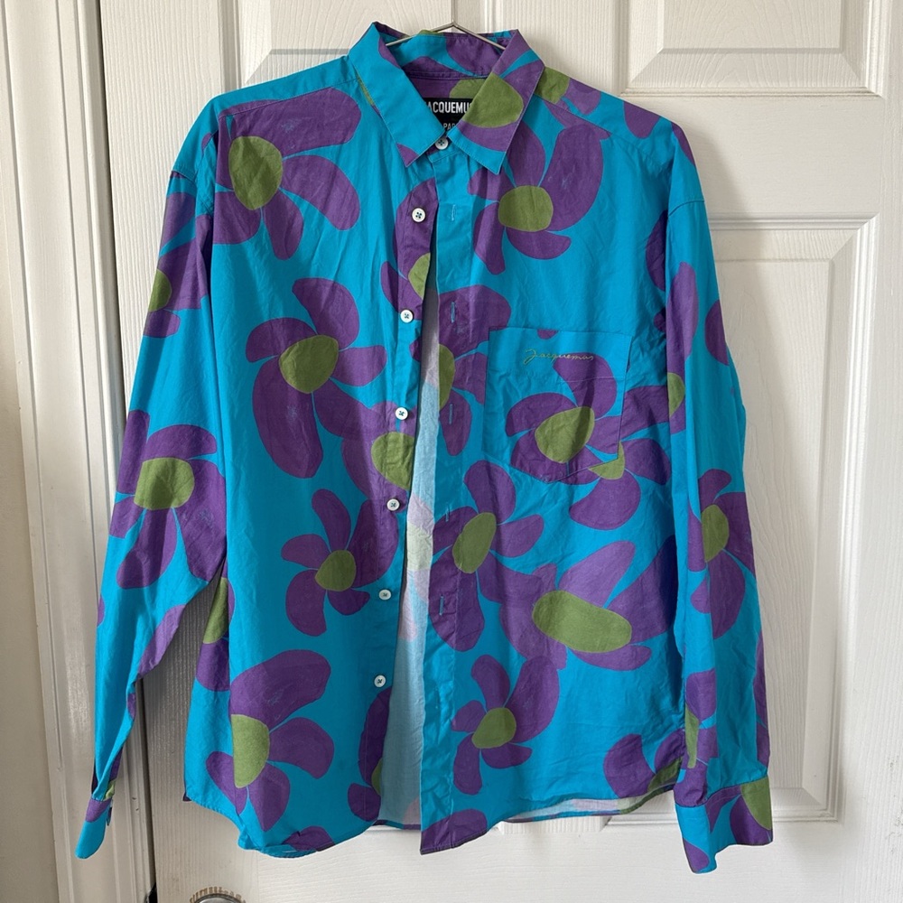 Jacquemus Floral Button-Up Shirt